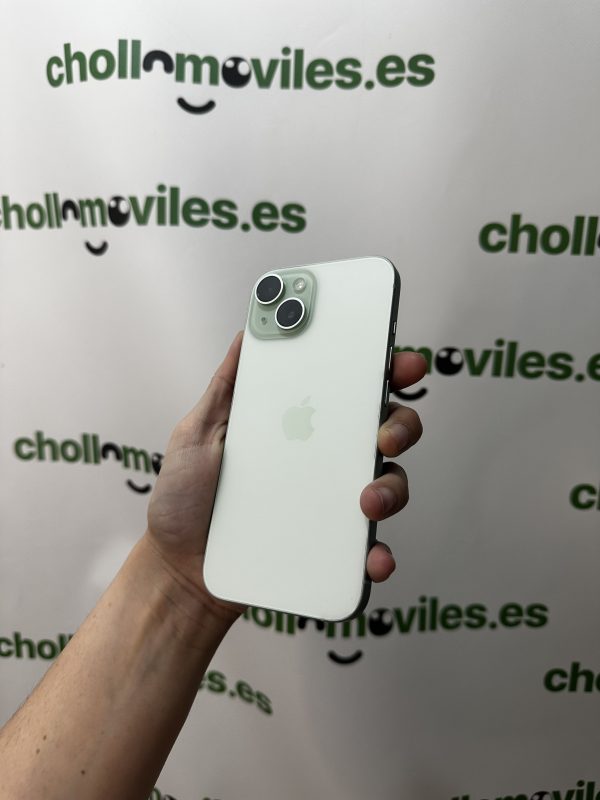iPhone 15 verde 128gb ESIM Bateria 100%