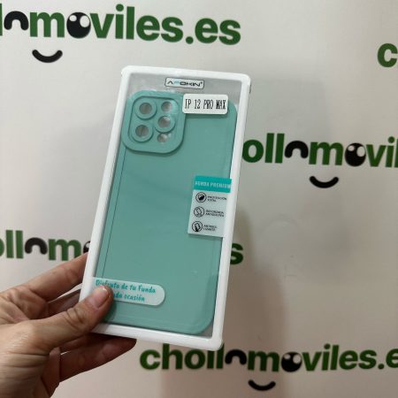 Funda iPhone 12 Pro Max Azul Protecion camara
