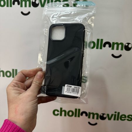 Funda iPhone 14 Negro Bordes Camara Aluminio