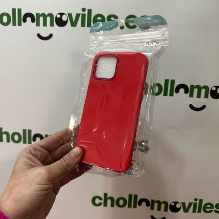 Funda iPhone 12/12 Pro Rojo Bodes Camara Aluminio