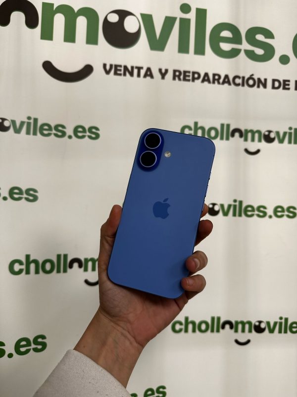 Iphone 16 128gb Azul Bateria 99% Esim Garantía apple hasta 16 octubre 2025 - Imagen 2
